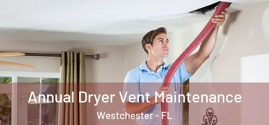 Annual Dryer Vent Maintenance Westchester - FL